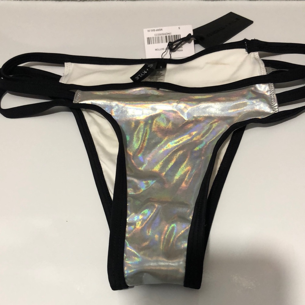 Kendall & Kylie Bandeau Swim Bottom. Size S